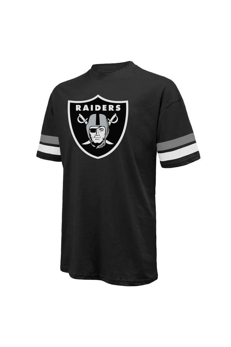 Men's Majestic Threads Ashton Jeanty Black Las Vegas Raiders 2025 NFL Draft First Round Pick Oversized T-Shirt, Alternate, color, Black