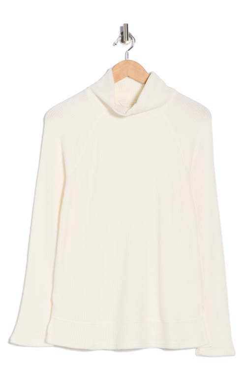 Caslon ® Cozy Cowl Neck Long Sleeve Waffle Knit Top In Neutral