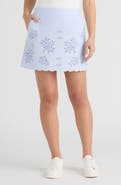 NVLT Cotton Eyelet Miniskirt
