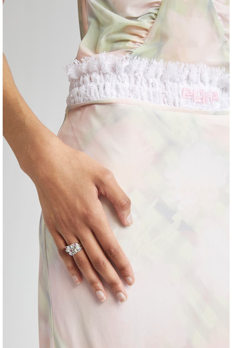 Stacked Ring, Alternate, color, SILVER MULTI