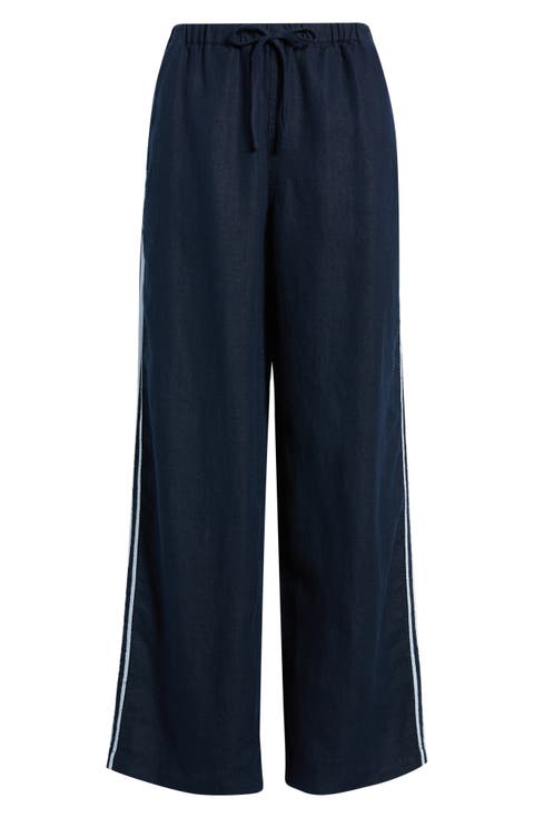 Pull-On Linen Pants
