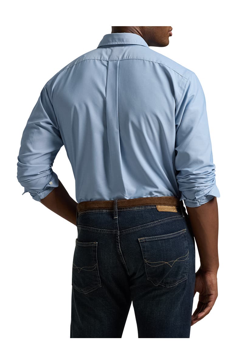Polo Ralph Lauren Big & Tall Performance Oxford Twill Shirt, Alternate, color, Blue