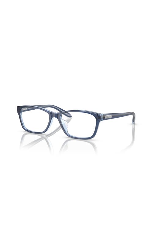 Ralph 53mm Square Optical Glasses In Blue