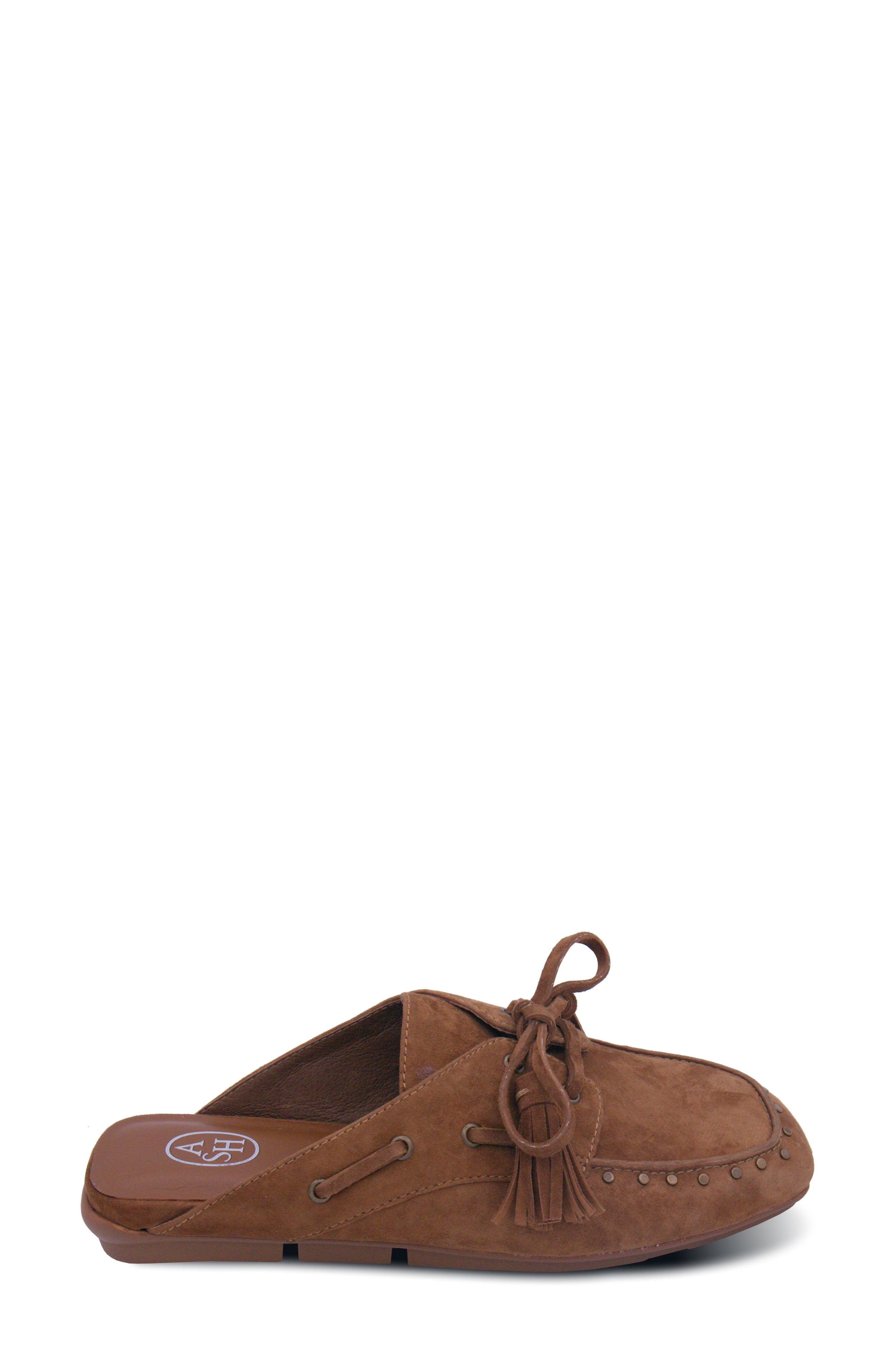 Ash Bavaria Studded Lace-Up Mule, Alternate, color, Chestnut
