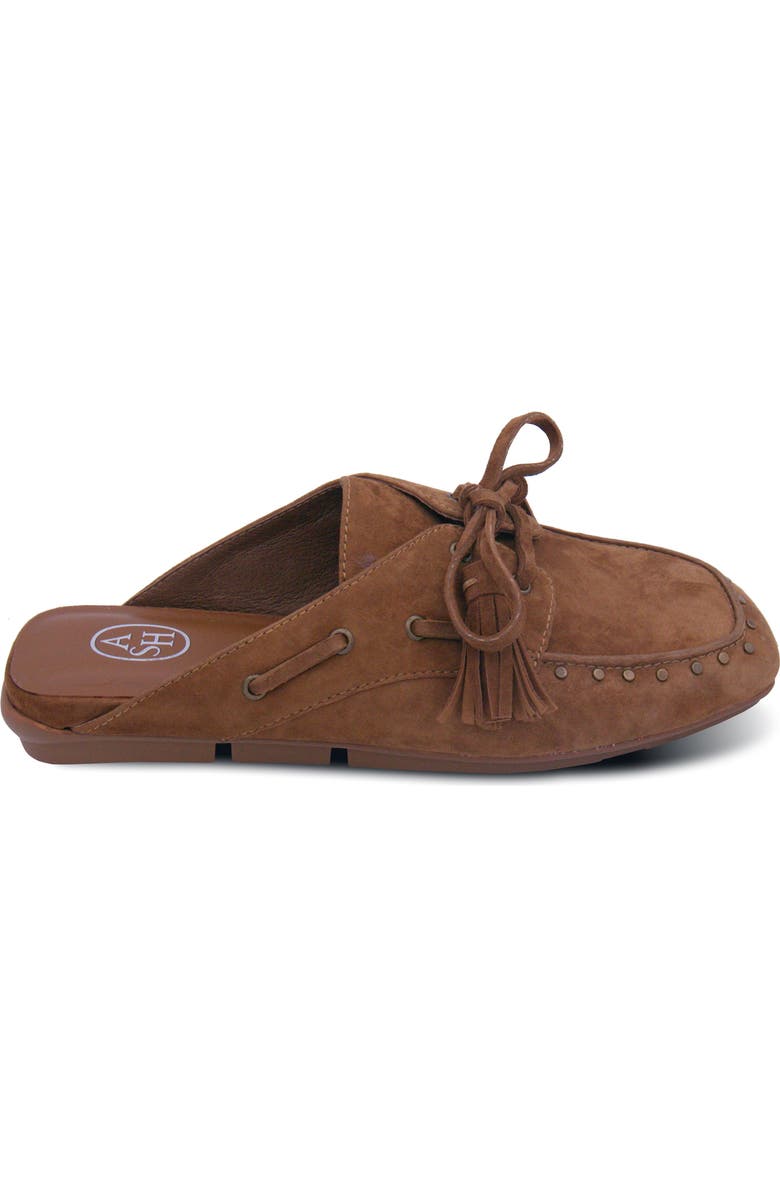 Ash Bavaria Studded Lace-Up Mule, Alternate, color, Chestnut