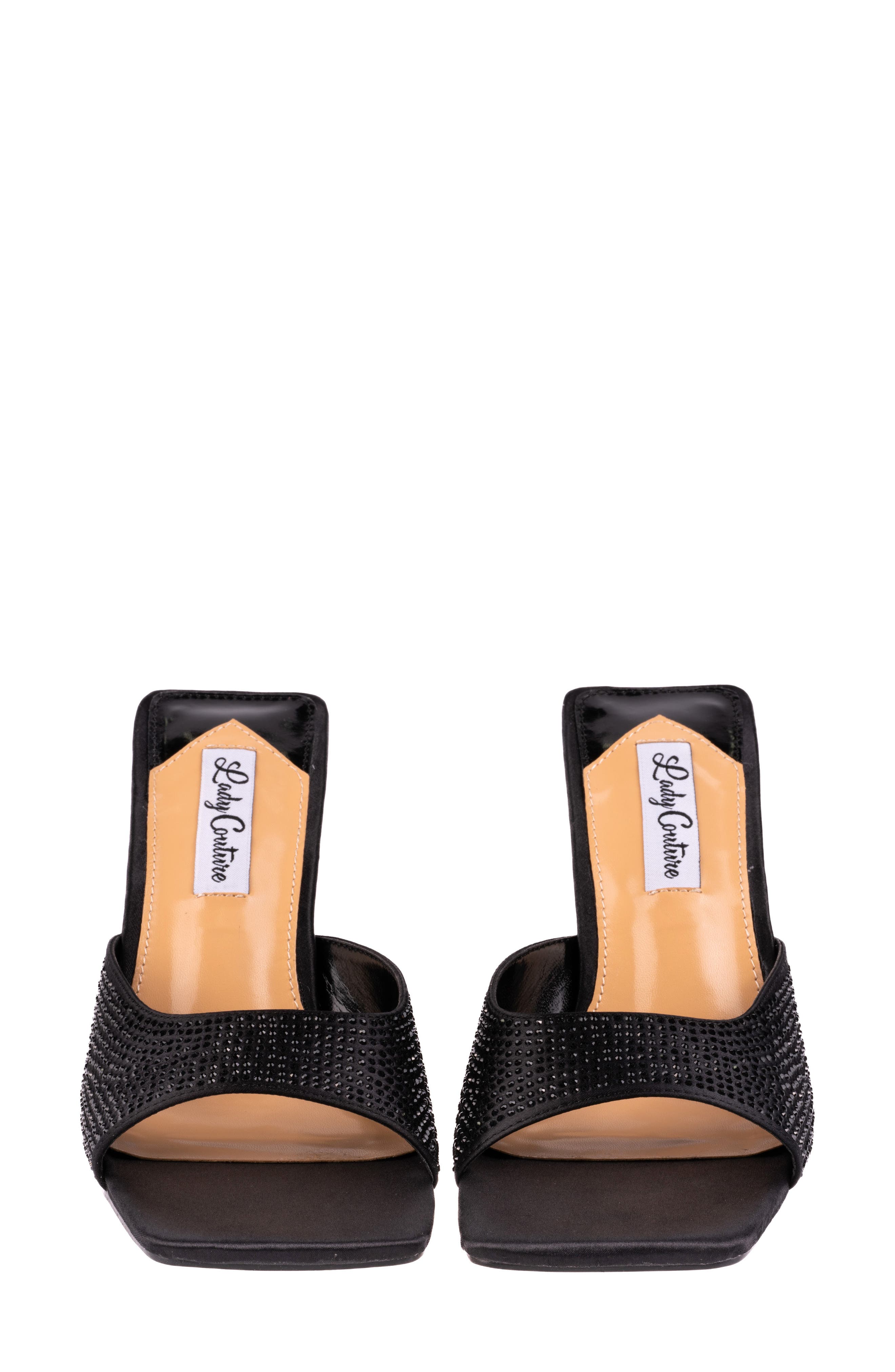 LADY COUTURE Reese Heeled Sandal, Alternate, color, Black