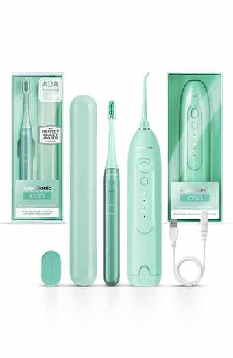 AQUASONIC Icon Power Toothbrush & Water Flosser Set