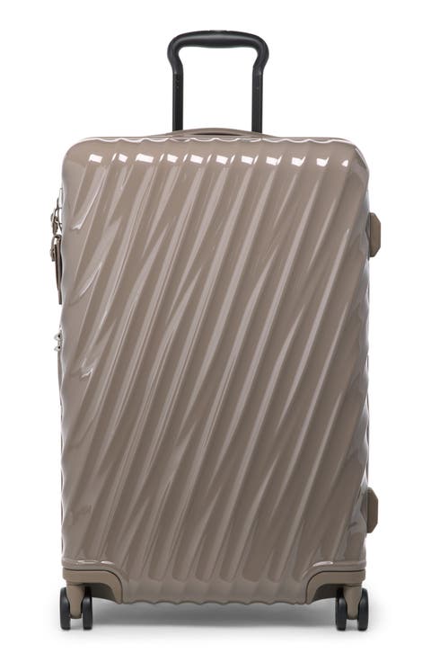 19 Degree Medium Expandable Checked Hardside Suitcase