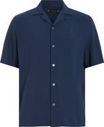 AllSaints Venice Solid Camp Shirt