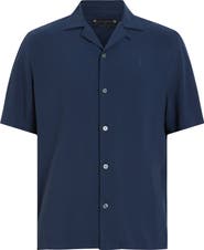 AllSaints Venice Solid Camp Shirt
