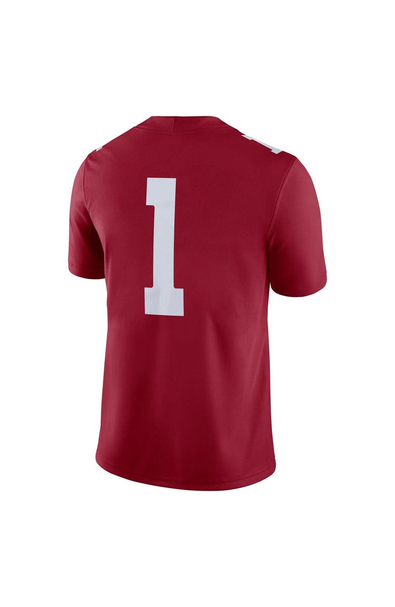 Jordan Brand Men's Jordan Brand Crimson Oklahoma Sooners #1 Home Game Jersey, Alternate, color,