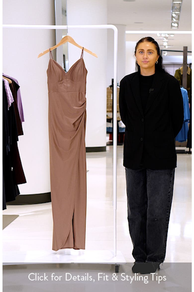 Jersey Column Gown video
