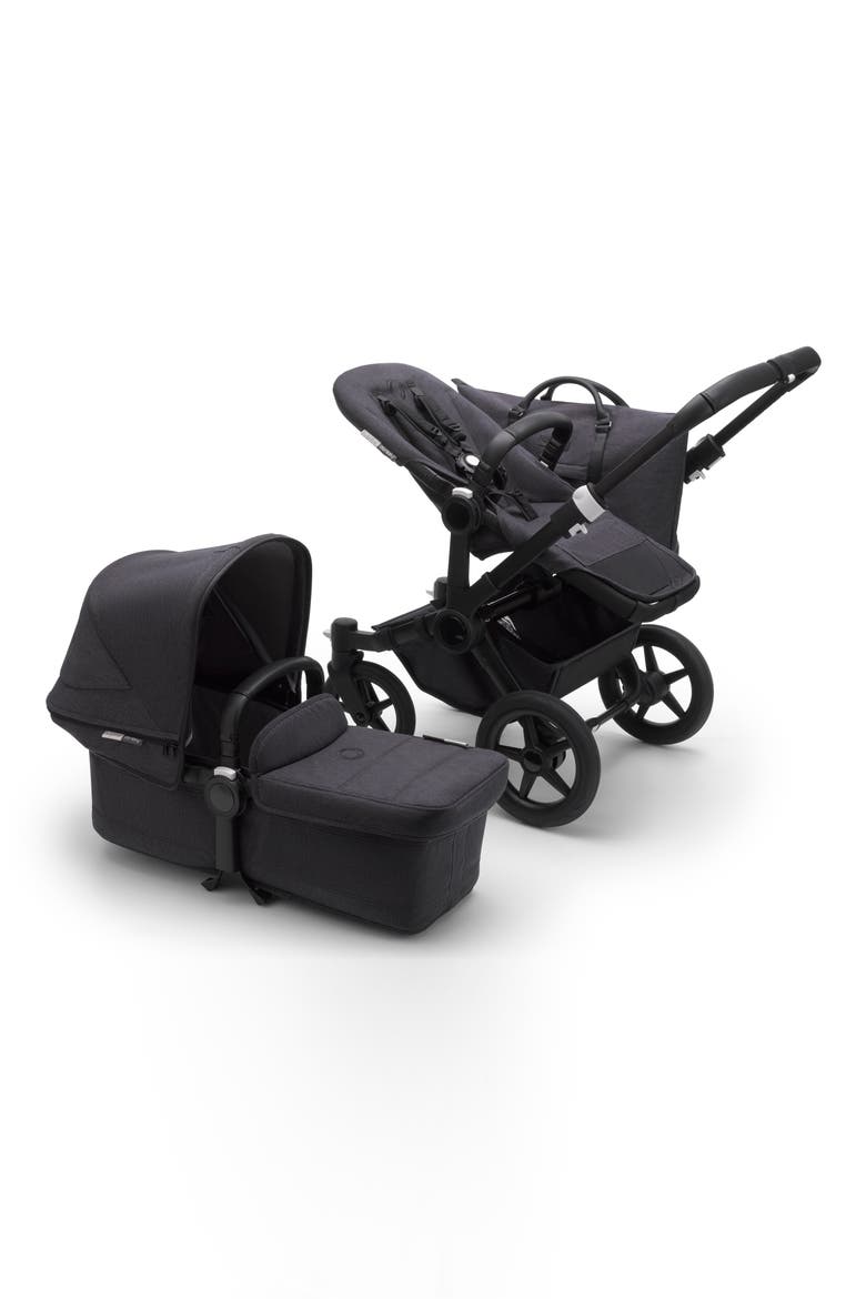 Donkey3 Mineral Mono Complete Stroller with Bassinet, Main, color, BLACK/ WASHED BLACK