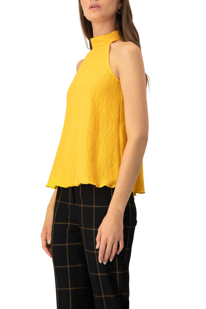 Halter Neck Sleeveless Blouse, Alternate, color, Yellow