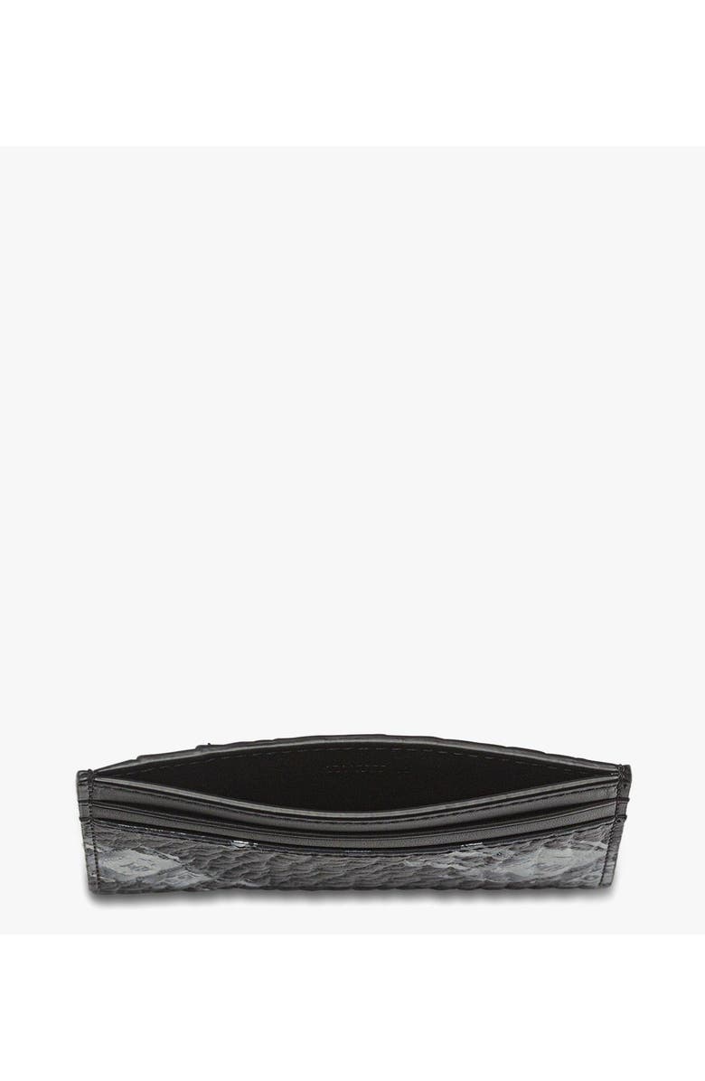 MCM Aren Card Case in Rabot Visetos, Alternate, color, Black