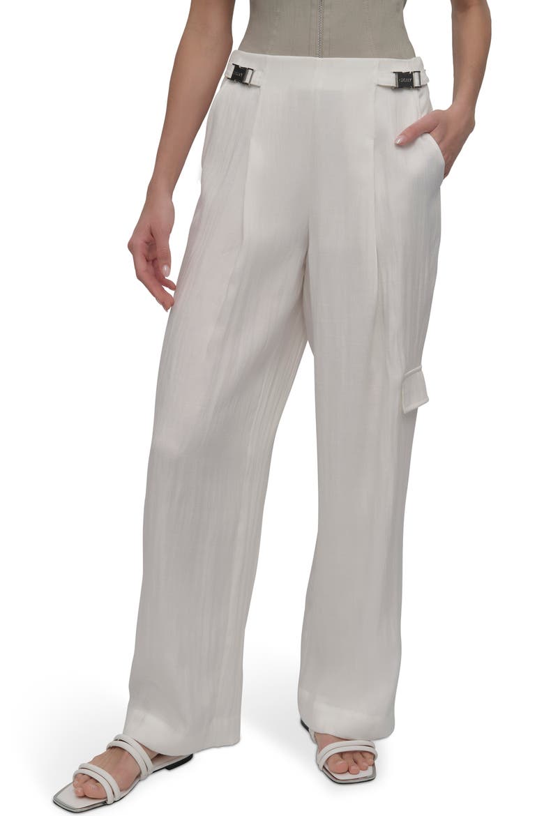 Weathered Twill Cargo Pants, Main, color, IVORY