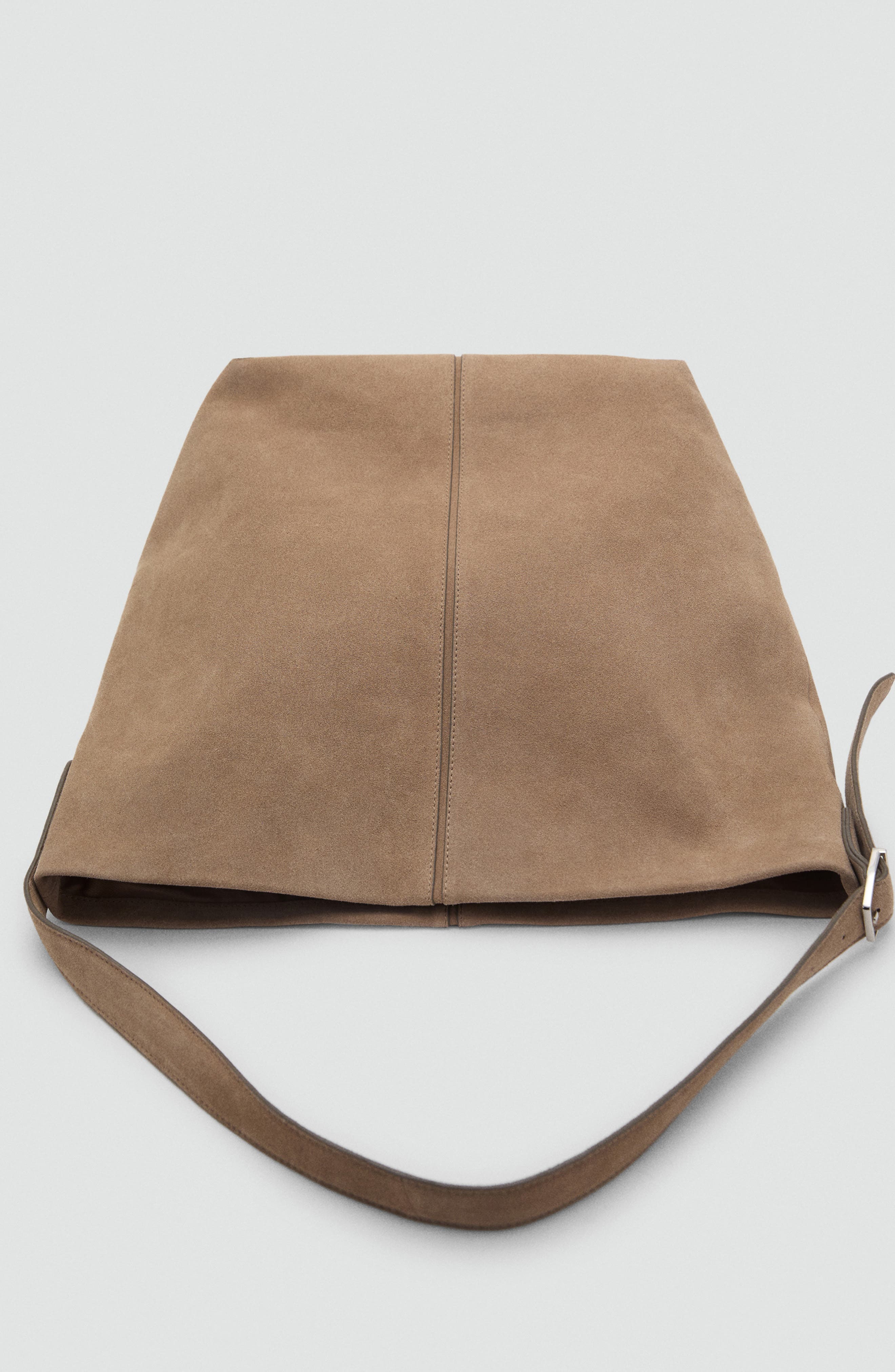 MANGO Suede Tote Bag, Alternate, color, 