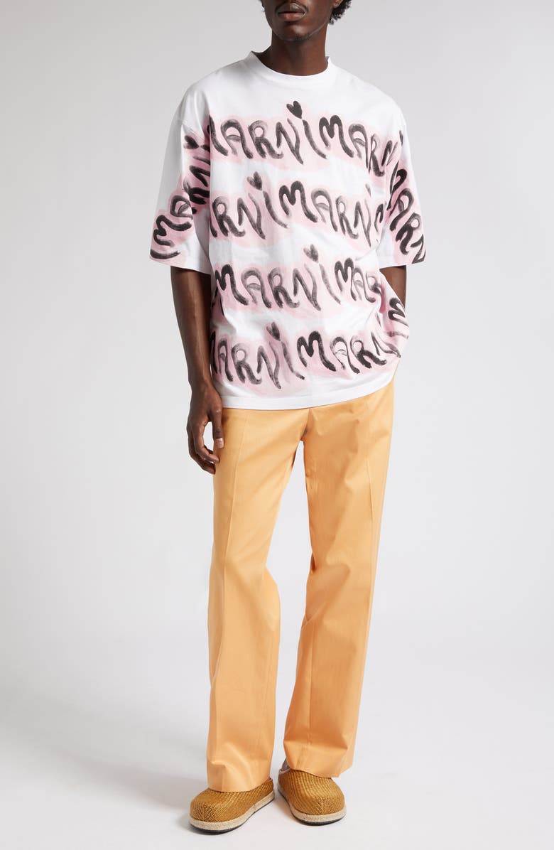 Marni Logo Graphic T-Shirt, Alternate, color, 