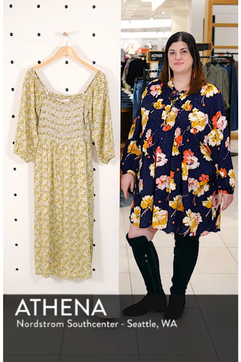 Nevaeh Smocked Midi Dress video
