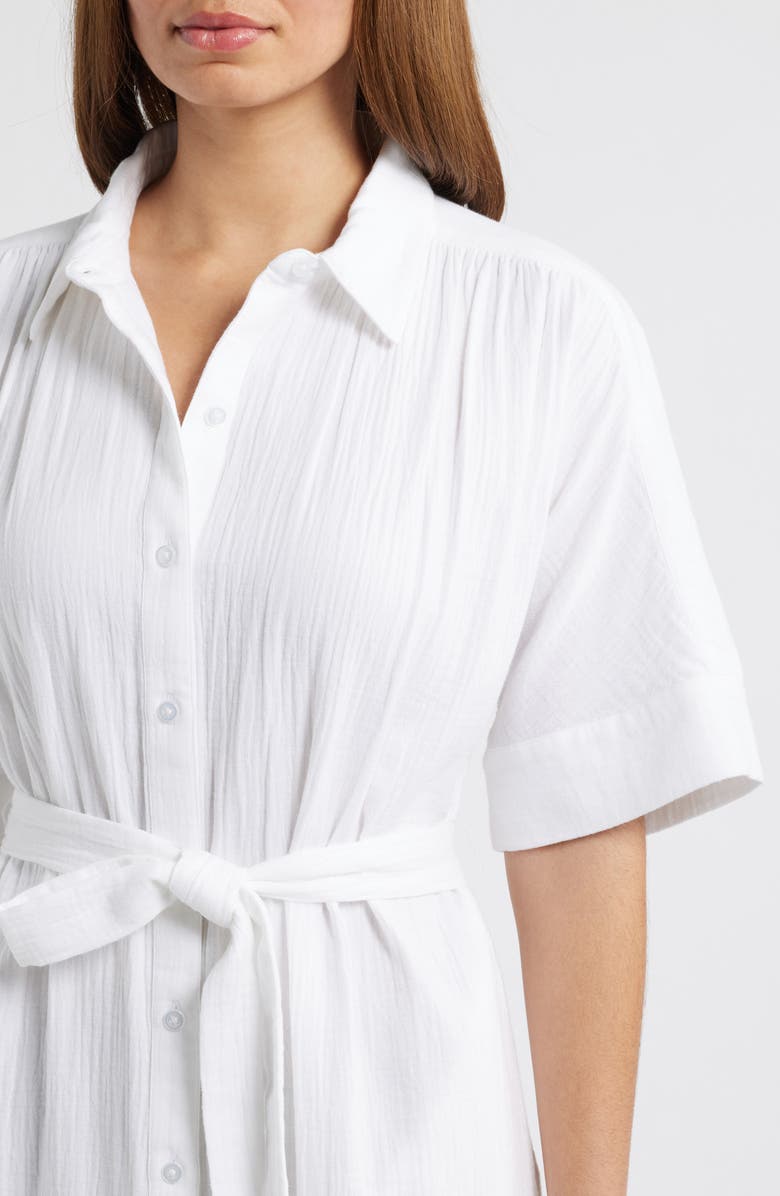 Belted Maxi Shirtdress