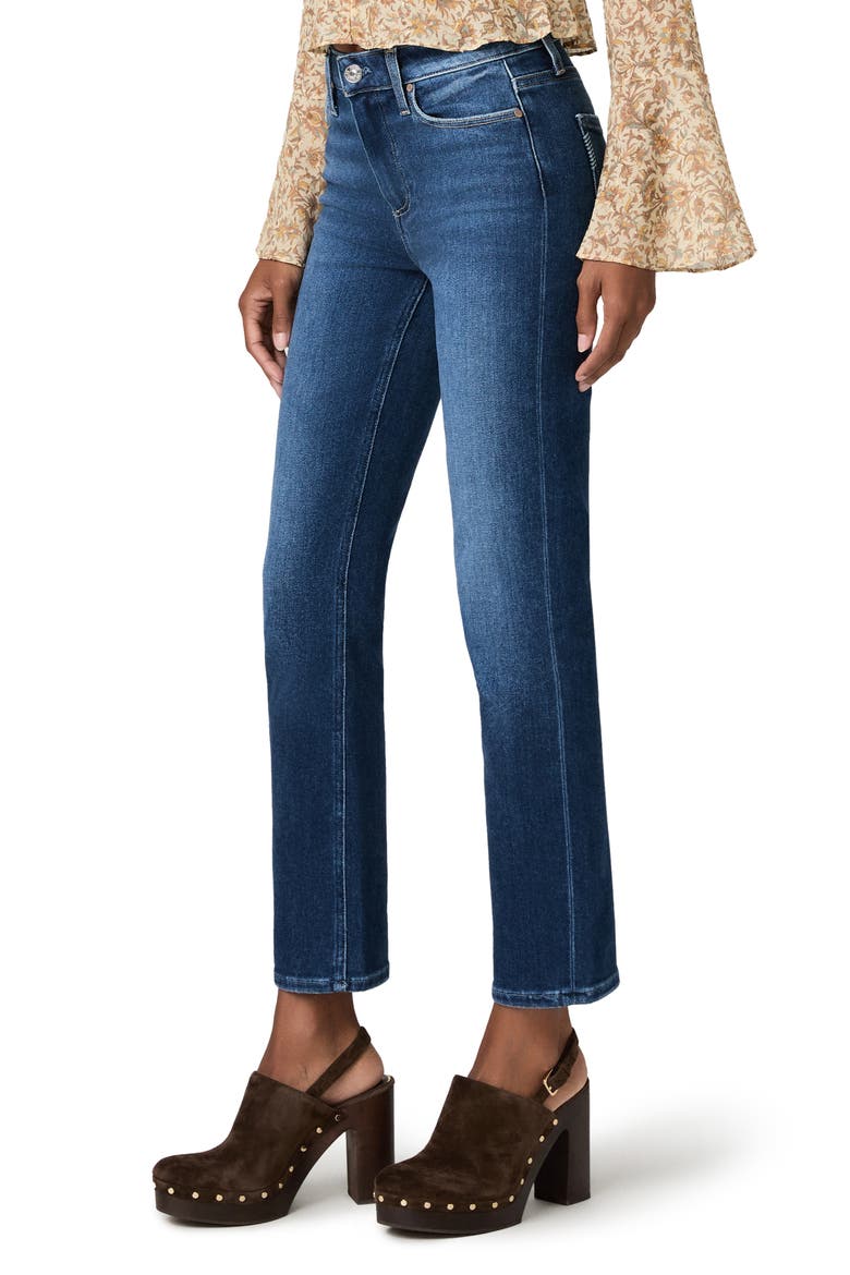 Cindy High Waist Ankle Straight Leg Jeans, Alternate, color, HAMPTONS