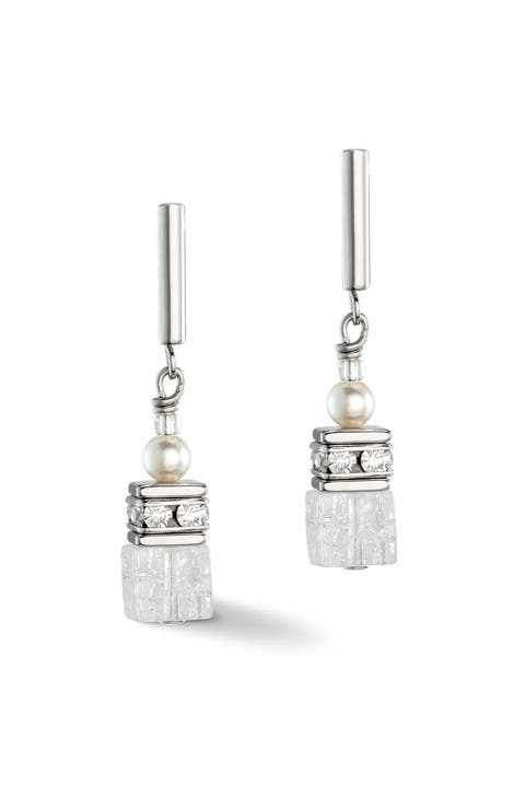 Geocube® Precious Fusion Pearls Earrings