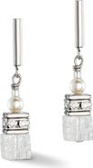 COEUR DE LION Geocube® Precious Fusion Pearls Earrings