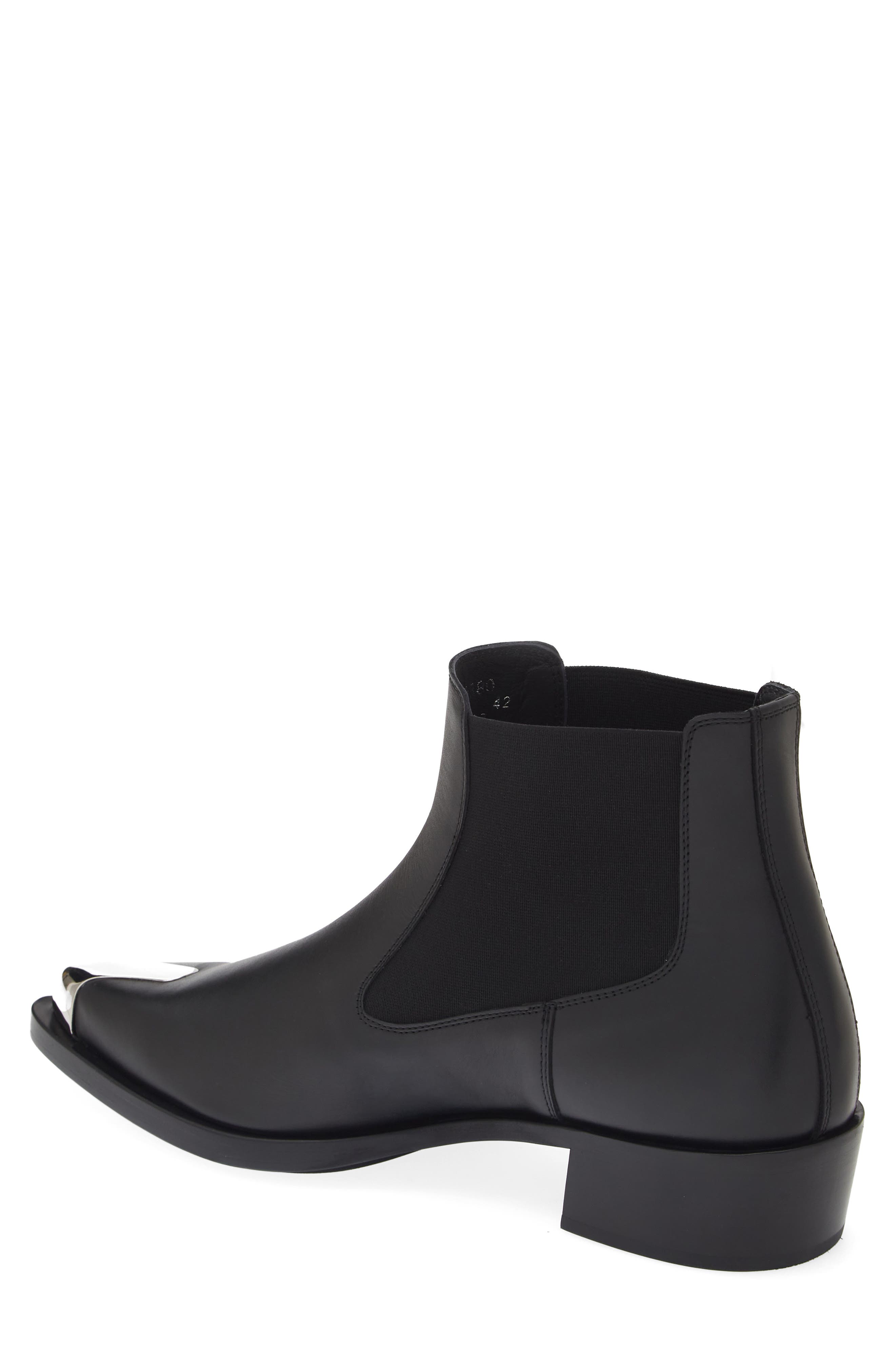 McQueen Punk Chelsea Boot, Alternate, color, 