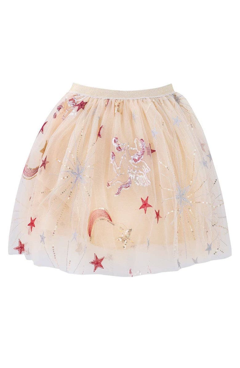 Lola + The Boys Golden Unicorn Sequin Tutu, Alternate, color, Gold