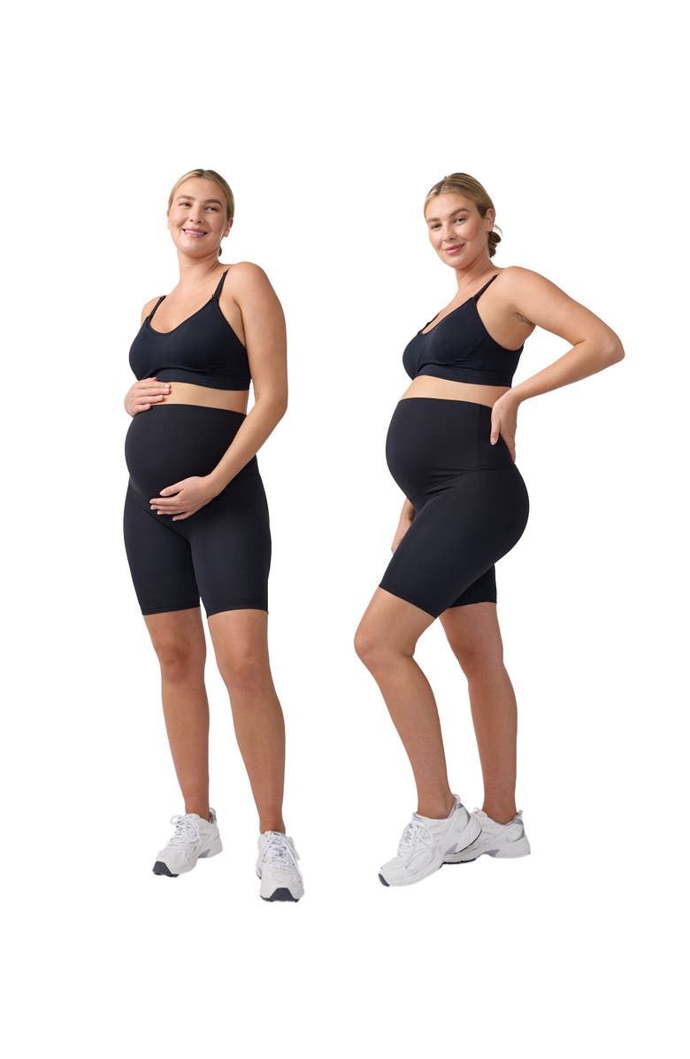 Ingrid & Isabel Contour Bike Short Bundle, Main, color, Black