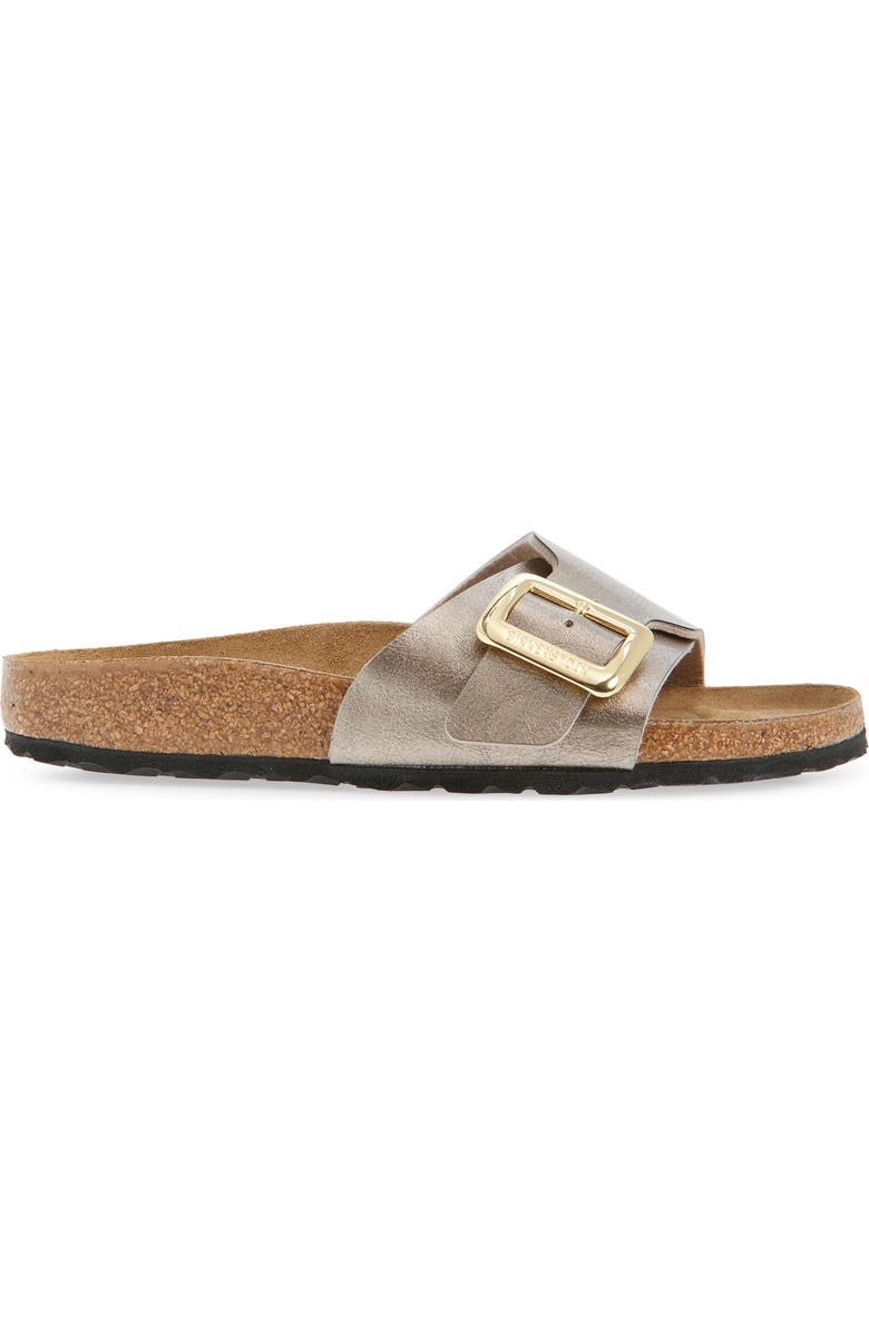 Birkenstock Catalina Luxe Slide Sandal, Alternate, color, Taupe