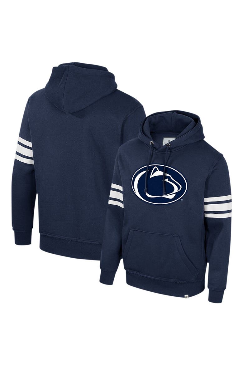 Men's Colosseum Navy Penn State Nittany Lions Saluting Pullover Hoodie, Main, color, Navy