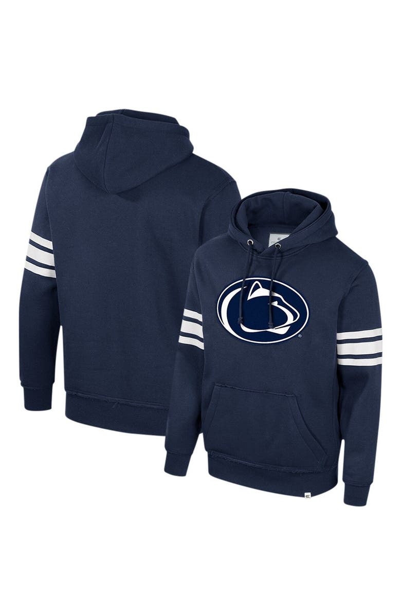 COLOSSEUM Men's Colosseum Navy Penn State Nittany Lions Saluting Pullover Hoodie, Main, color, Navy