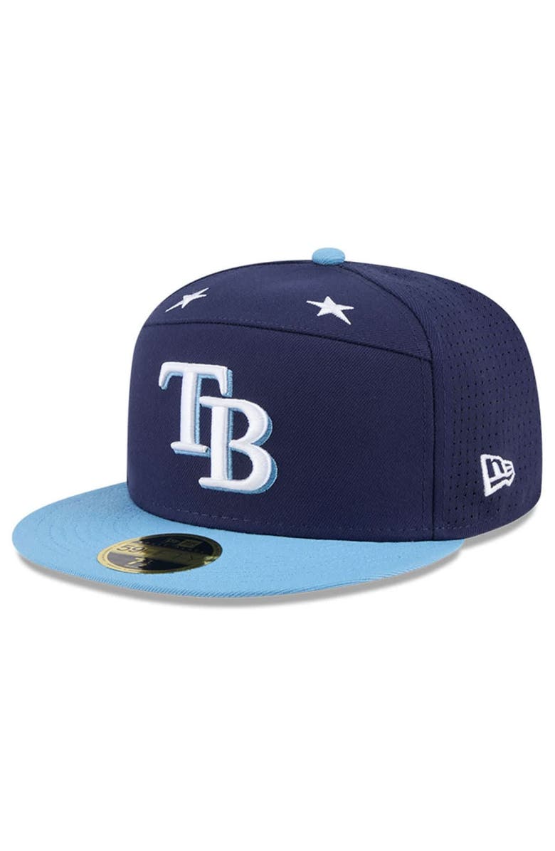 New Era Men's New Era Navy/Light Blue  Tampa Bay Rays 2025 MLB All-Star Game Side Patch 59FIFTY Fitted Hat, Alternate, color, 