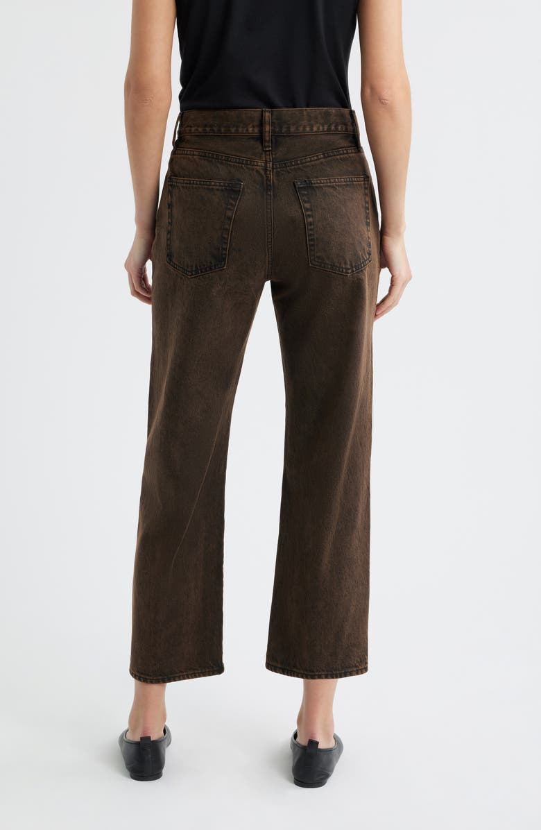 The Hang High Waist Ankle Straight Leg Jeans