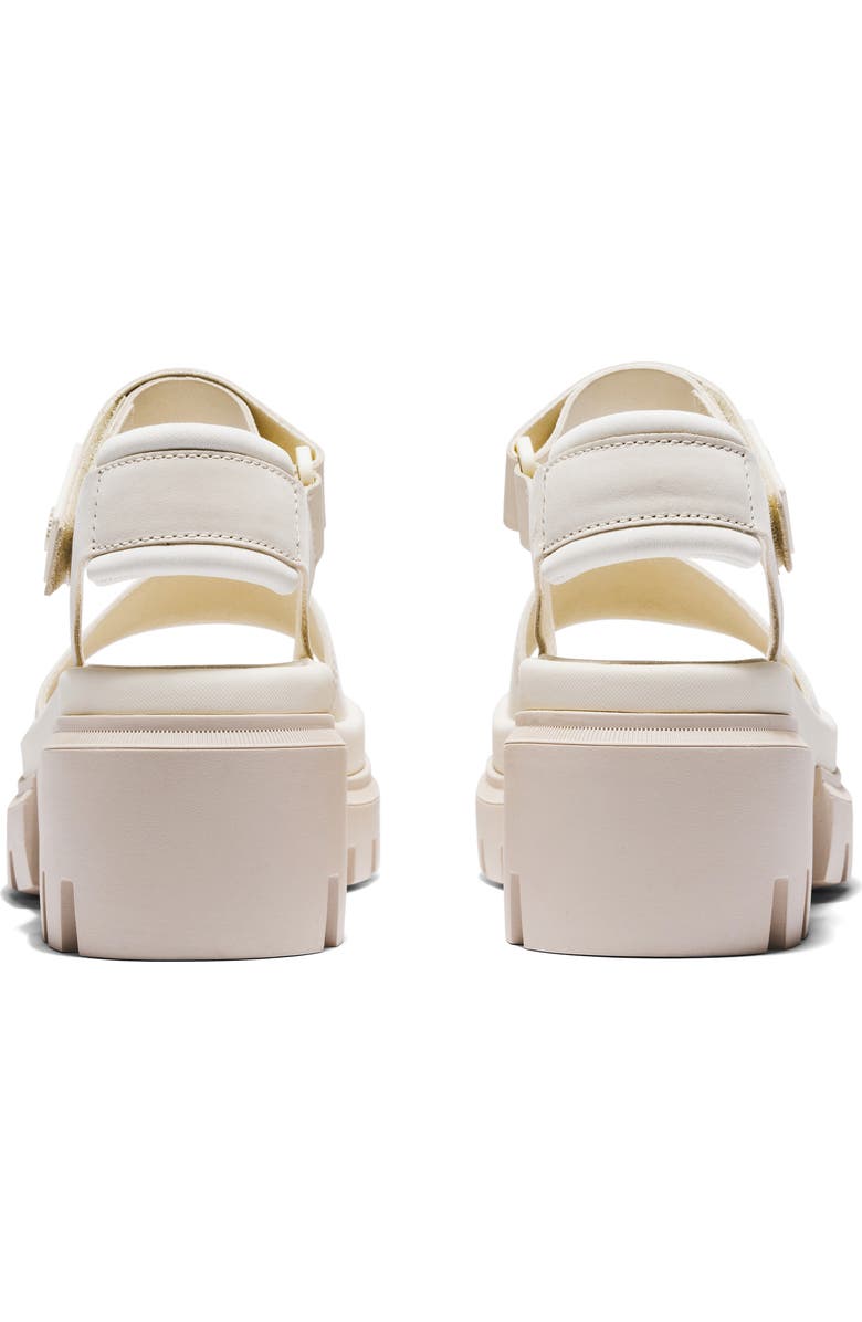 Timberland Everleigh Platform Sandal, Alternate, color, Natural Nubuck