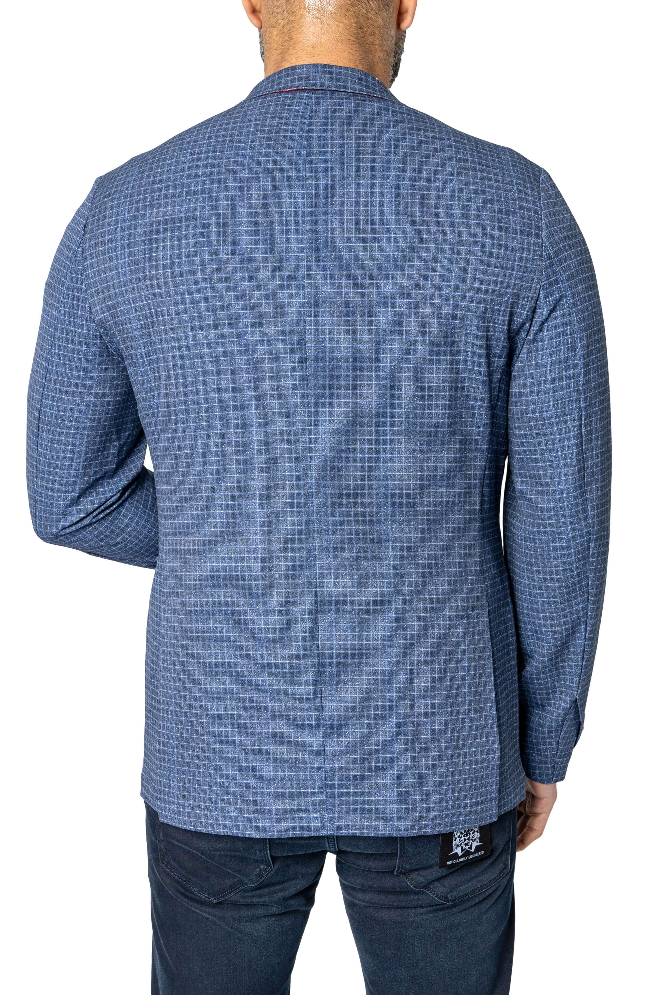 Unconstructed Vortex Blue Blazer - image 2