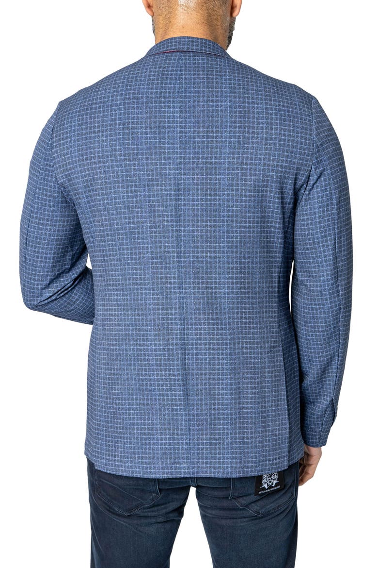 Unconstructed Vortex Blue Blazer, Alternate, color, BLUE