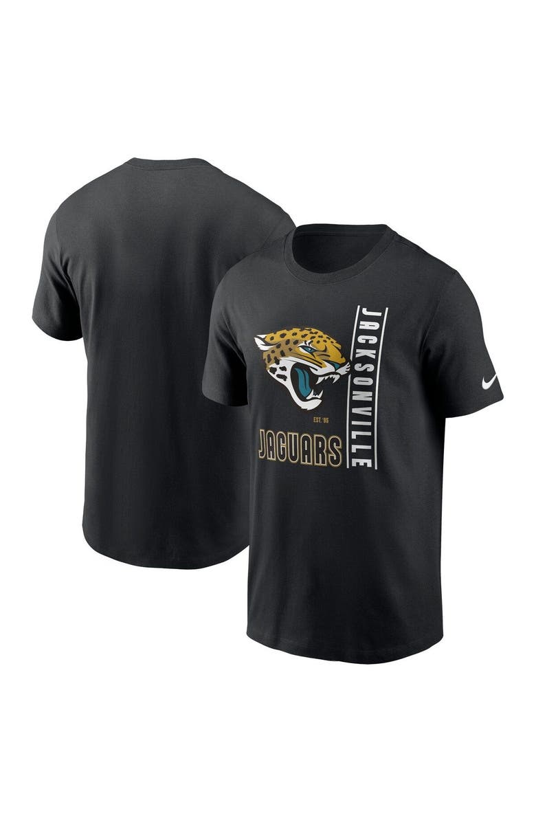 Nike Men's Nike  Black Jacksonville Jaguars Lockup Essential T-Shirt, Main, color, 