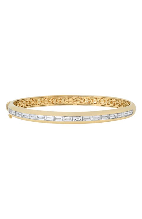 Papua 18k Gold Diamond Bangle