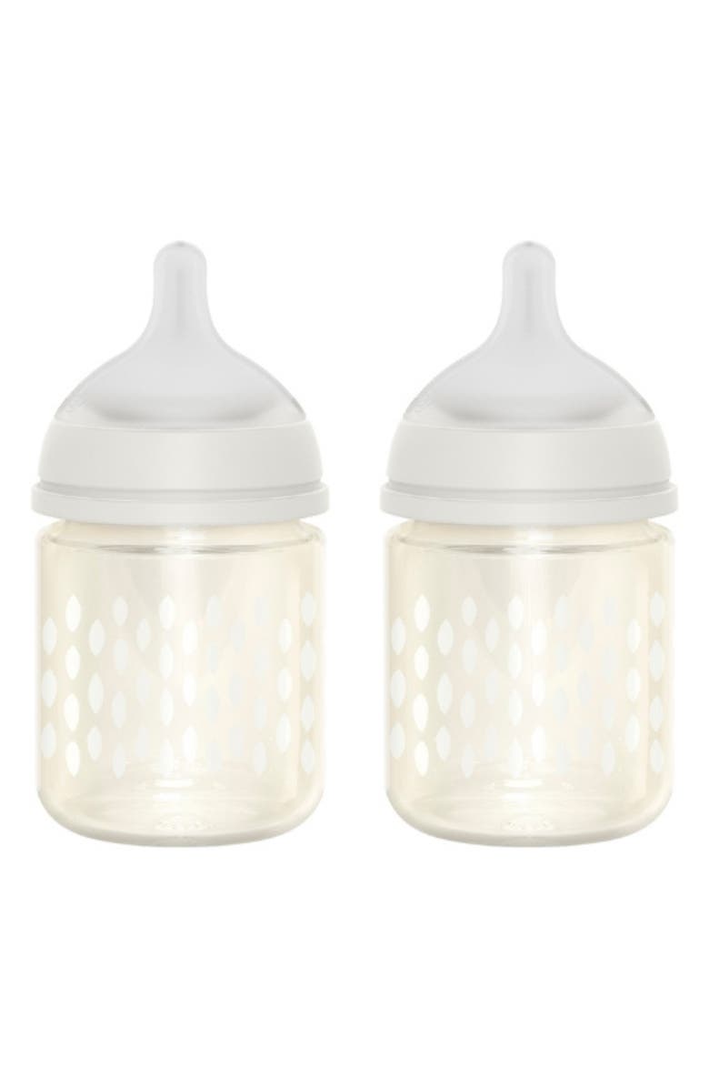 Suavinex Bonhomia SX PRO Set of 2 Glass Bottles, Main, color, Beige