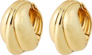 Panacea Three Row Bubble Hoop Earrings