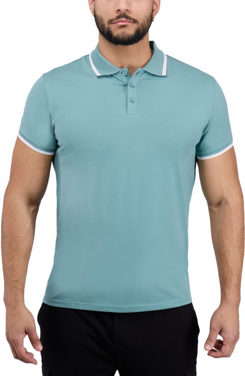 Texture Cotton Knit Polo