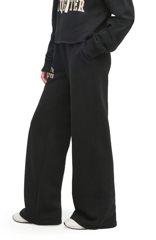 Favorite Daughter The Collegiate Flare Sweatpants In Black