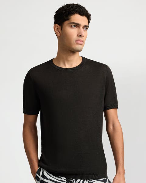 Linen Knit Tee Shirt