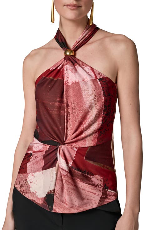Geo Print Sleeveless Top