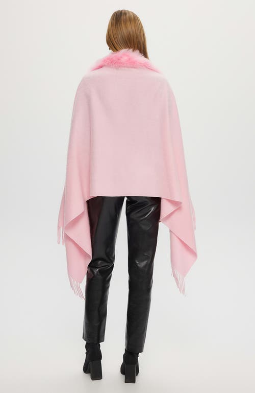 Gorski Cashmere Stole With Trim In Pink
