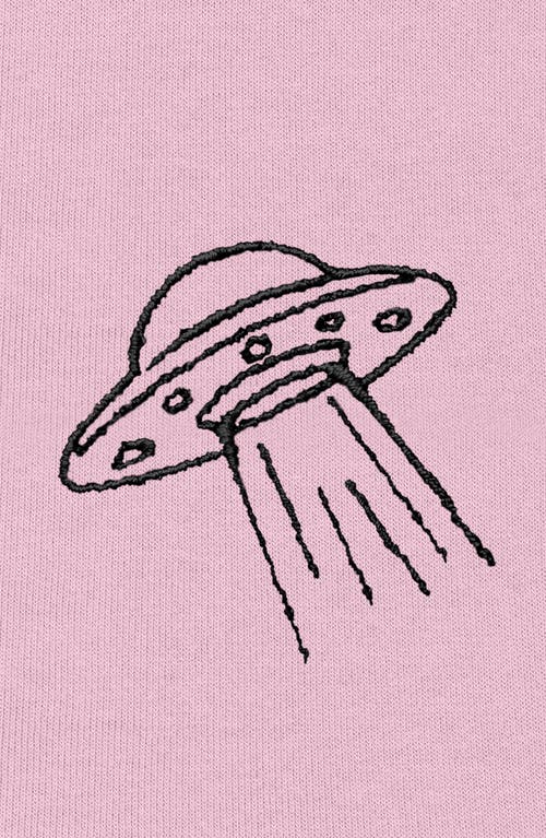 Shop Dalix Ufo Hoodie In Light Pink