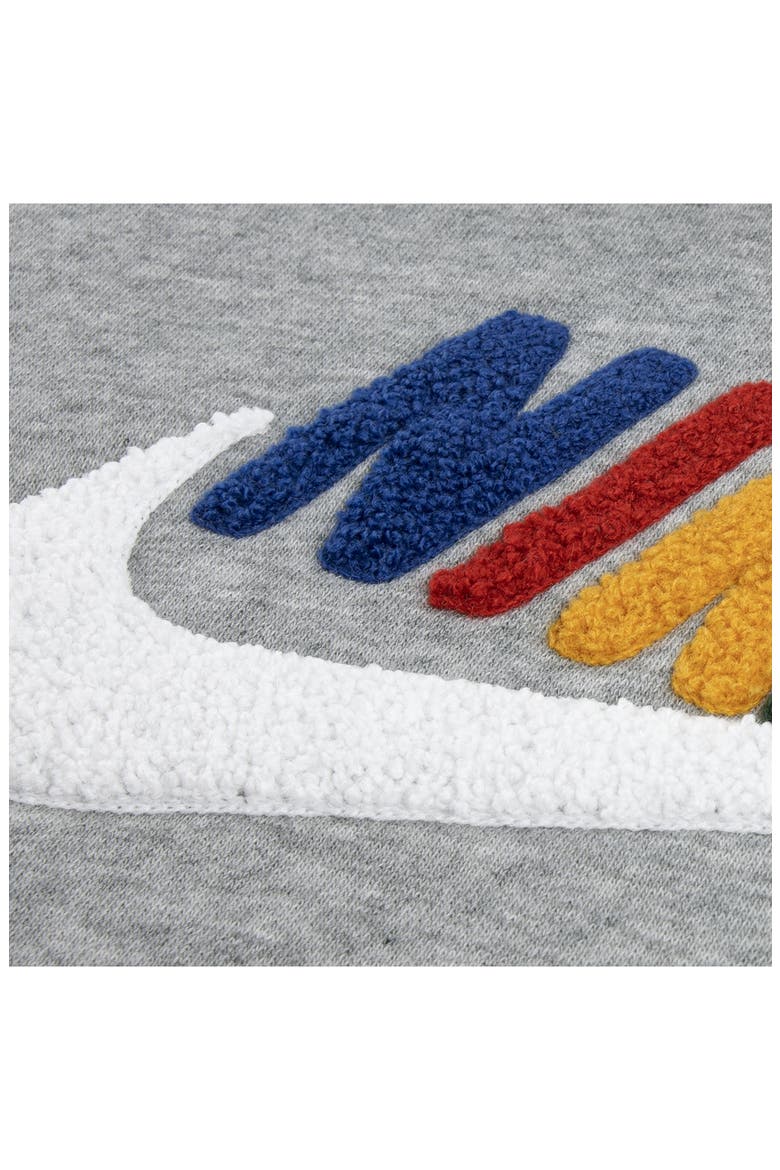 Kids' Club Chenille Hoodie, Alternate, color, DARK GREY HEATHER