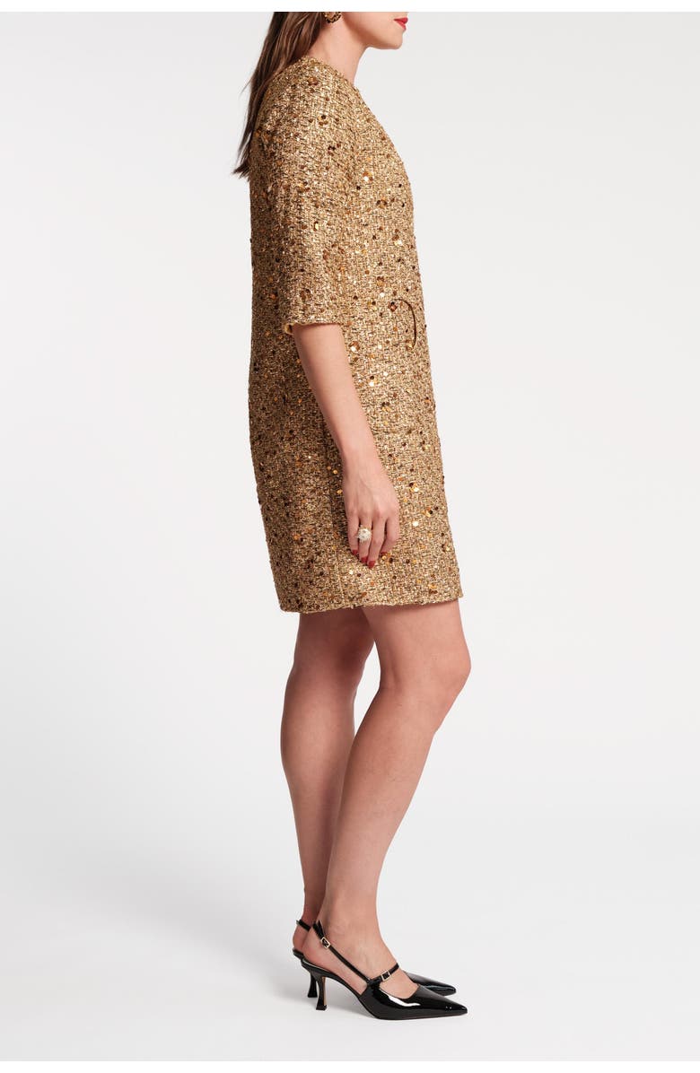 Frances Valentine Mod Dress, Alternate, color, Gold